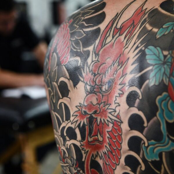Japanischer Drachen-Backpiece