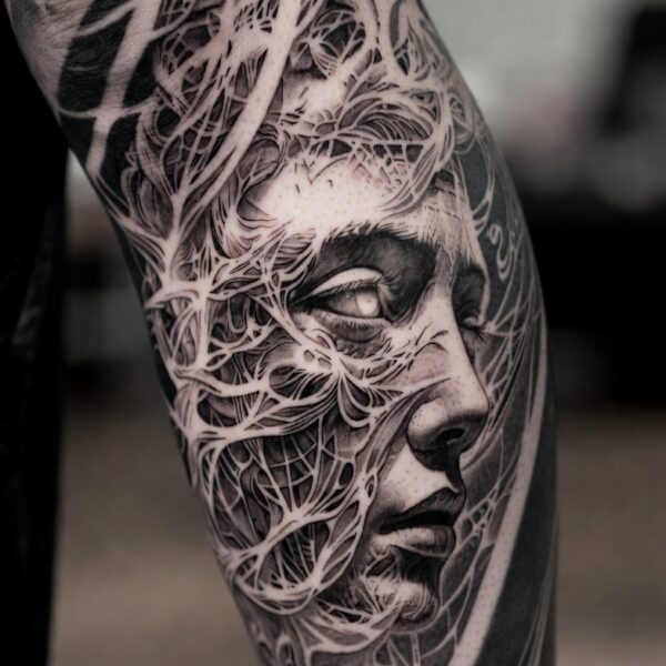 Blackwork Sleeve – Geometrische Muster