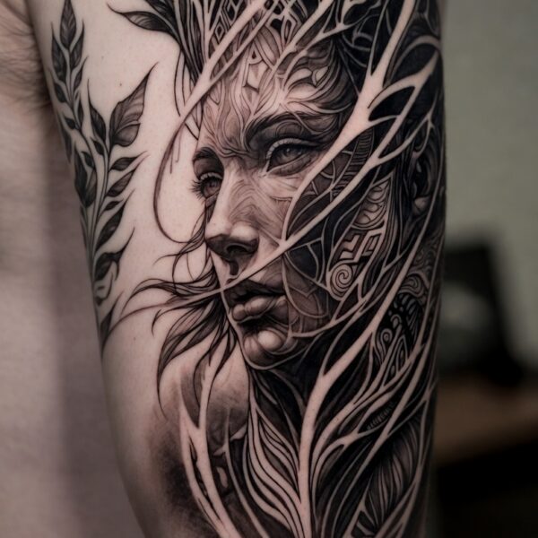 Mystisches Waldgeist-Portrait