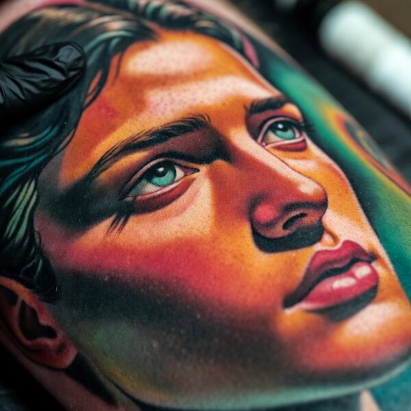 Strahlendes Realismus-Portrait